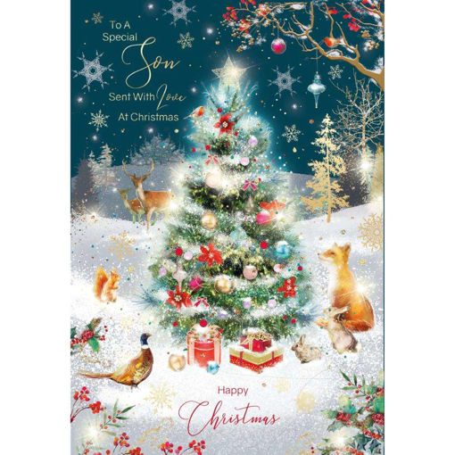 Picture of SPECIAL SON SENT WITH LOVE CHRISTMAS CARD